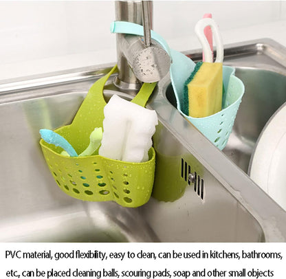 Sink Sponge Holder – Kitchen & Bathroom Hanging Organizer