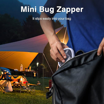 Electric Mosquito Killer Racket with 2-in-1 LED Flashlight – Rechargeable Bug Zapper