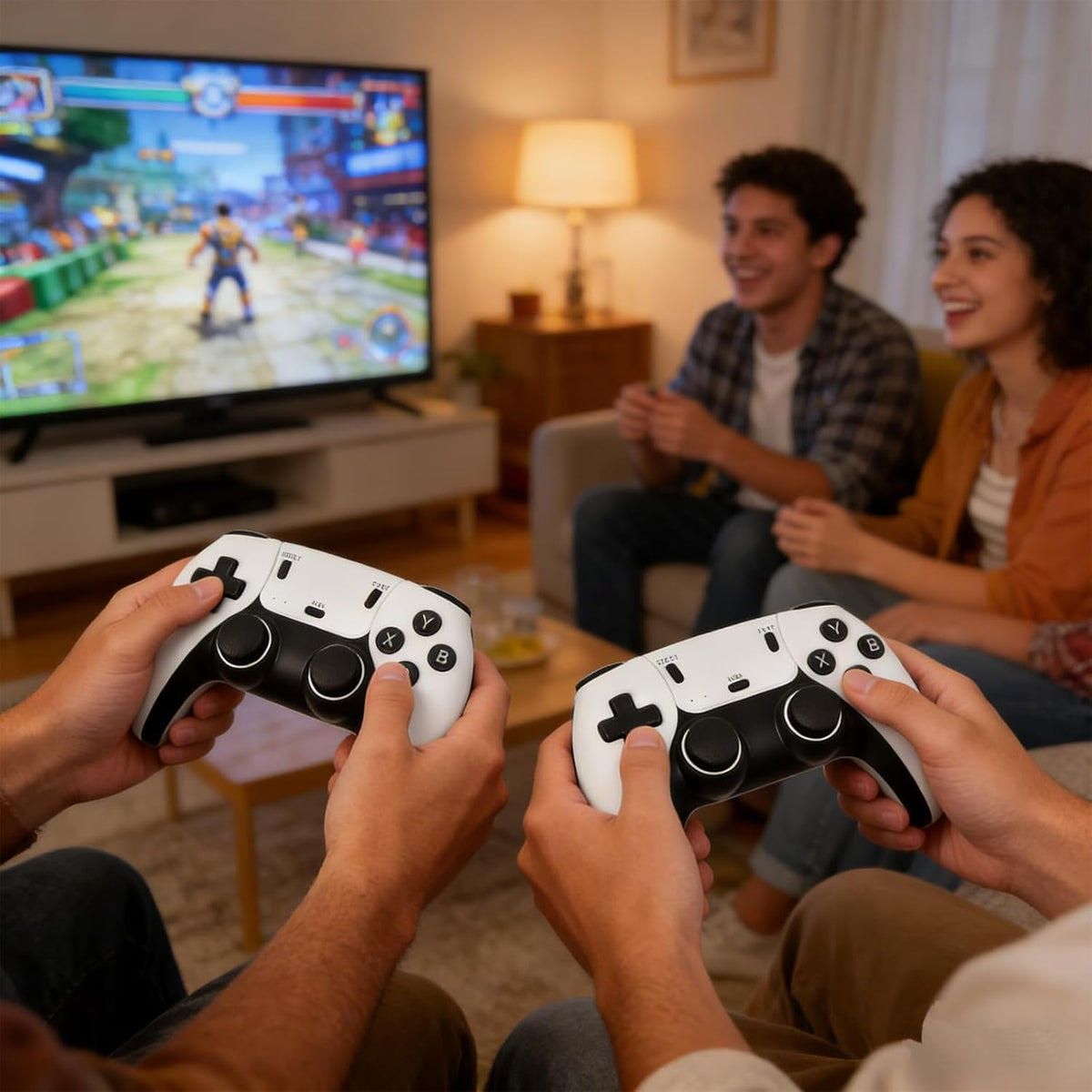 M15 4K TV Game Stick Console – 12000+ Built-in Games, Wireless Controllers