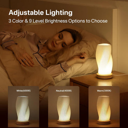 LED Vase Lamp – Decorative Night Table Light