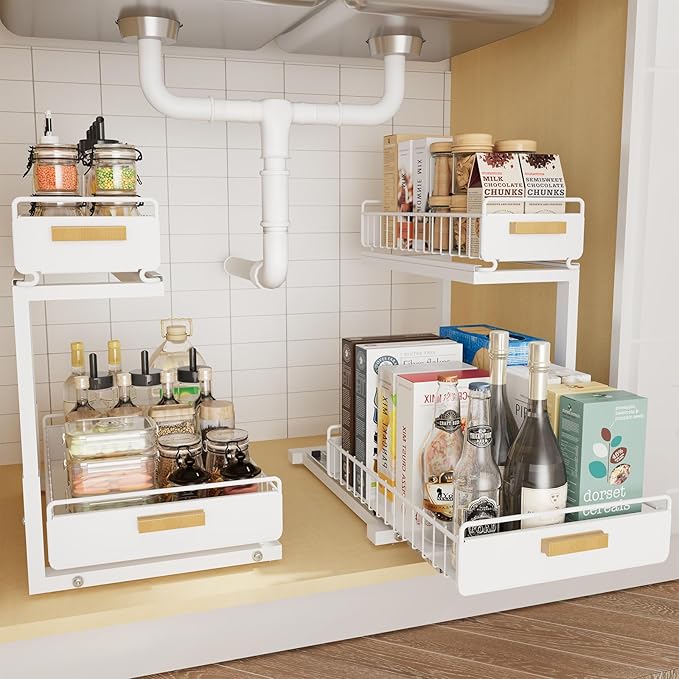 2 Tier Under Sink Organizer