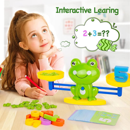 Montessori Frog Balance Game – Interactive Learning Toy for Children