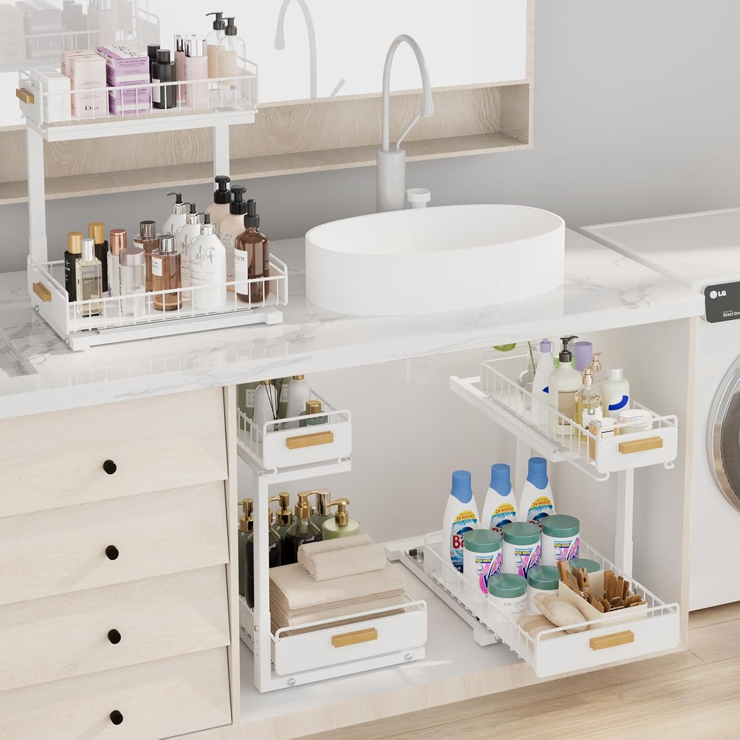 2 Tier Under Sink Organizer