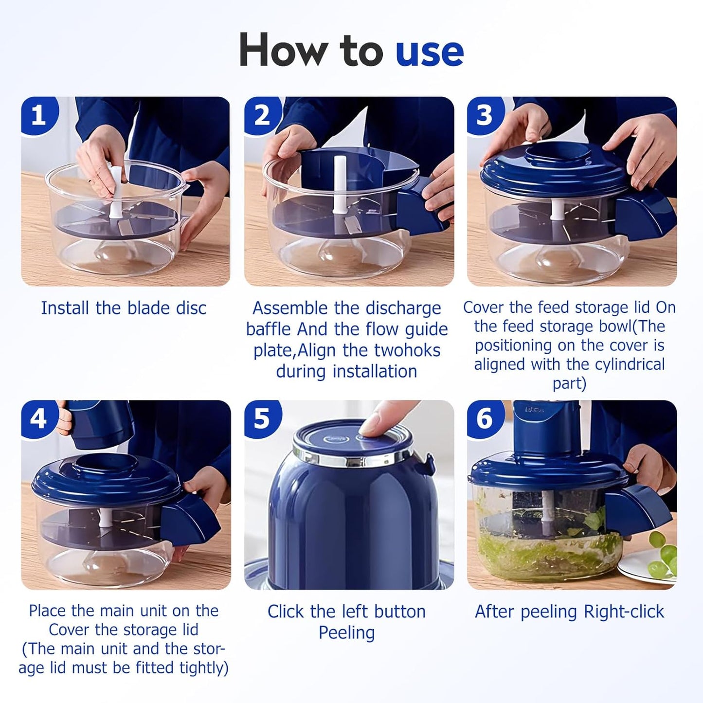 Automatic Electric Fruit Peeler Machine One-Touch Grape, Plum, Tomato & Garlic Peeling Device with Storage Bowl