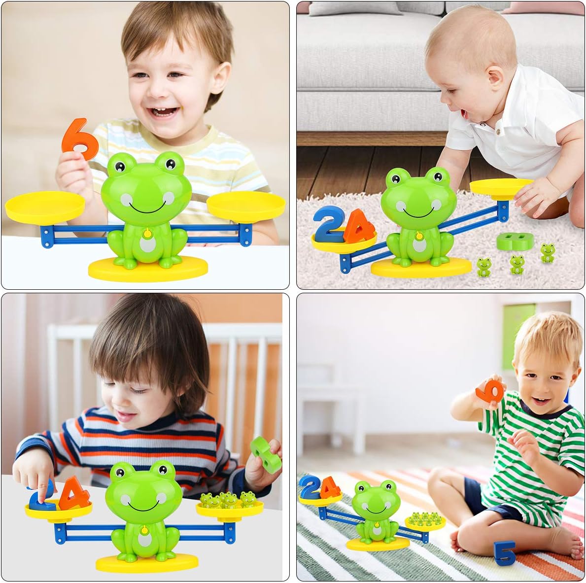Montessori Frog Balance Game – Interactive Learning Toy for Children