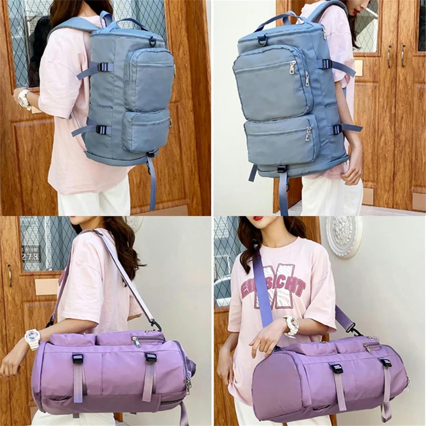 Trendy Travel & Gym Backpack – Multi-Purpose Large Capacity Bag