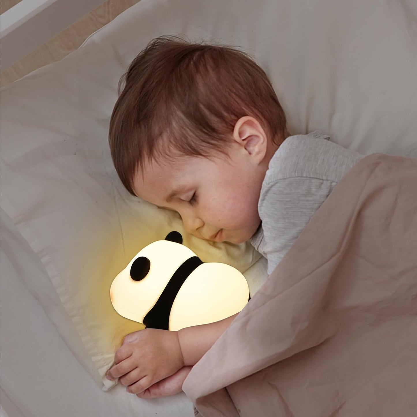 Cute panda table lamp rechargeable - Saadiq.pk
