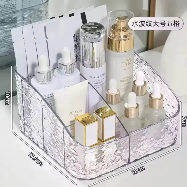 Multi-Compartment Makeup Organizer
