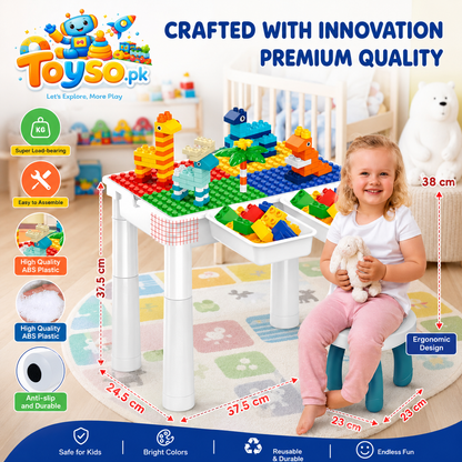 102PCS Kids Animal Building Block Set