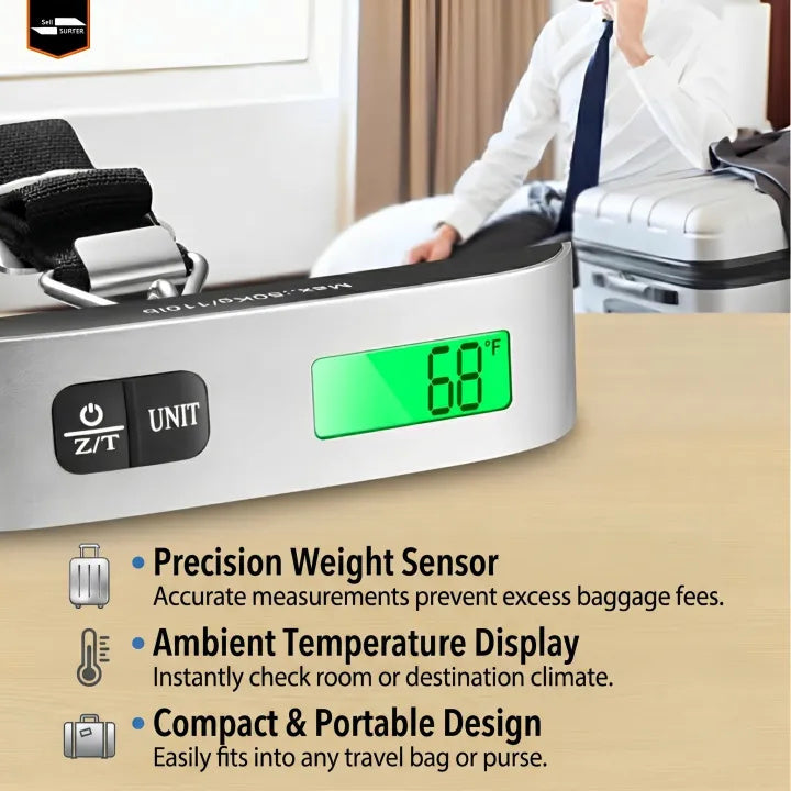 Portable Digital Luggage Scale 50KG with LCD Display