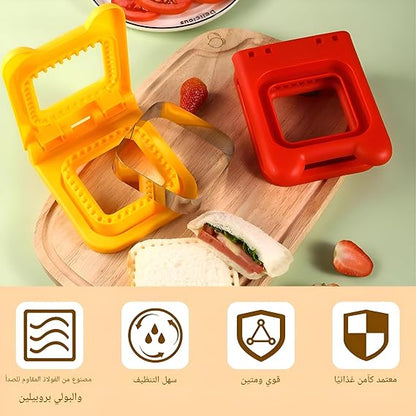 Stainless Steel Pocket Sandwich Maker - Sandwich Cutter and Sealer