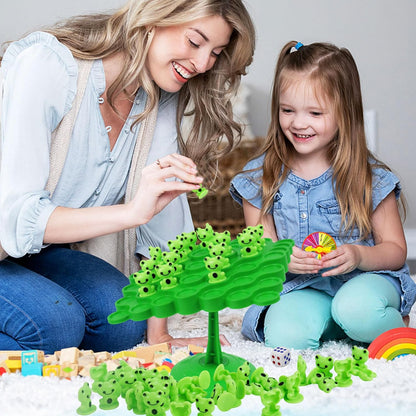 Frog Balance Tree Game for Kids – Fun Educational Toy with Dice | Family Board Game 3+