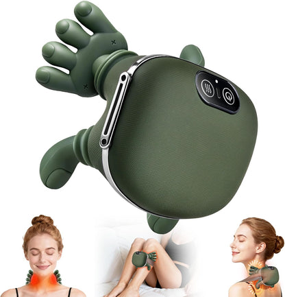 Rechargeable Neck & Shoulder Massager with Heat – Deep Kneading & 3 Massage Modes