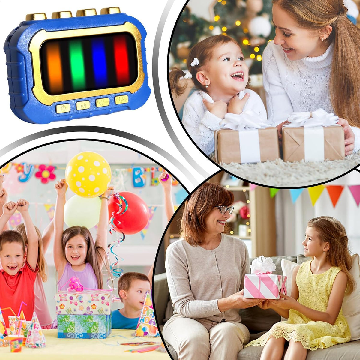 Rhythm Master Sound & Light Game | 4 Modes Interactive Handheld Toy