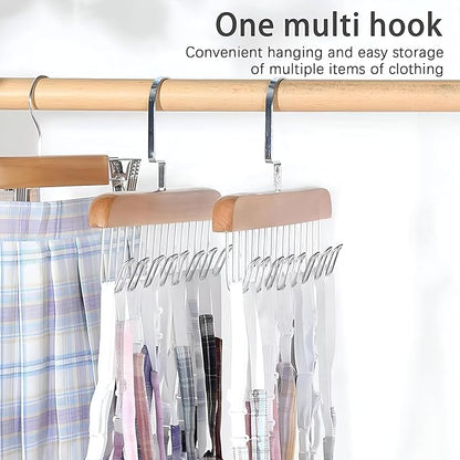 Multi Hook Wall Mount Hanger – Space-Saving Clothes & Accessories Rack