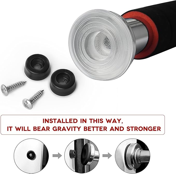 Doorway Pull Up Bar - Adjustable Home Gym Fitness Bar (60-100cm)
