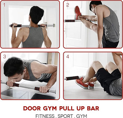 Doorway Pull Up Bar - Adjustable Home Gym Fitness Bar (60-100cm)