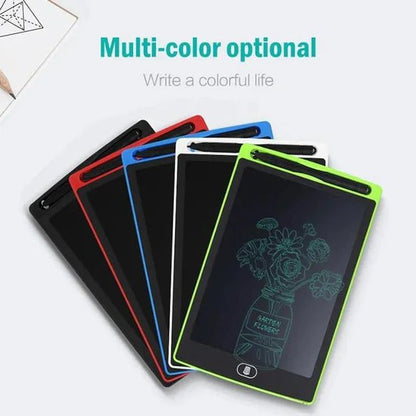 8.5 Inch LCD Writing Tablet for Kids – Multicolor Screen Reusable Digital Drawing - Saadiq.pk