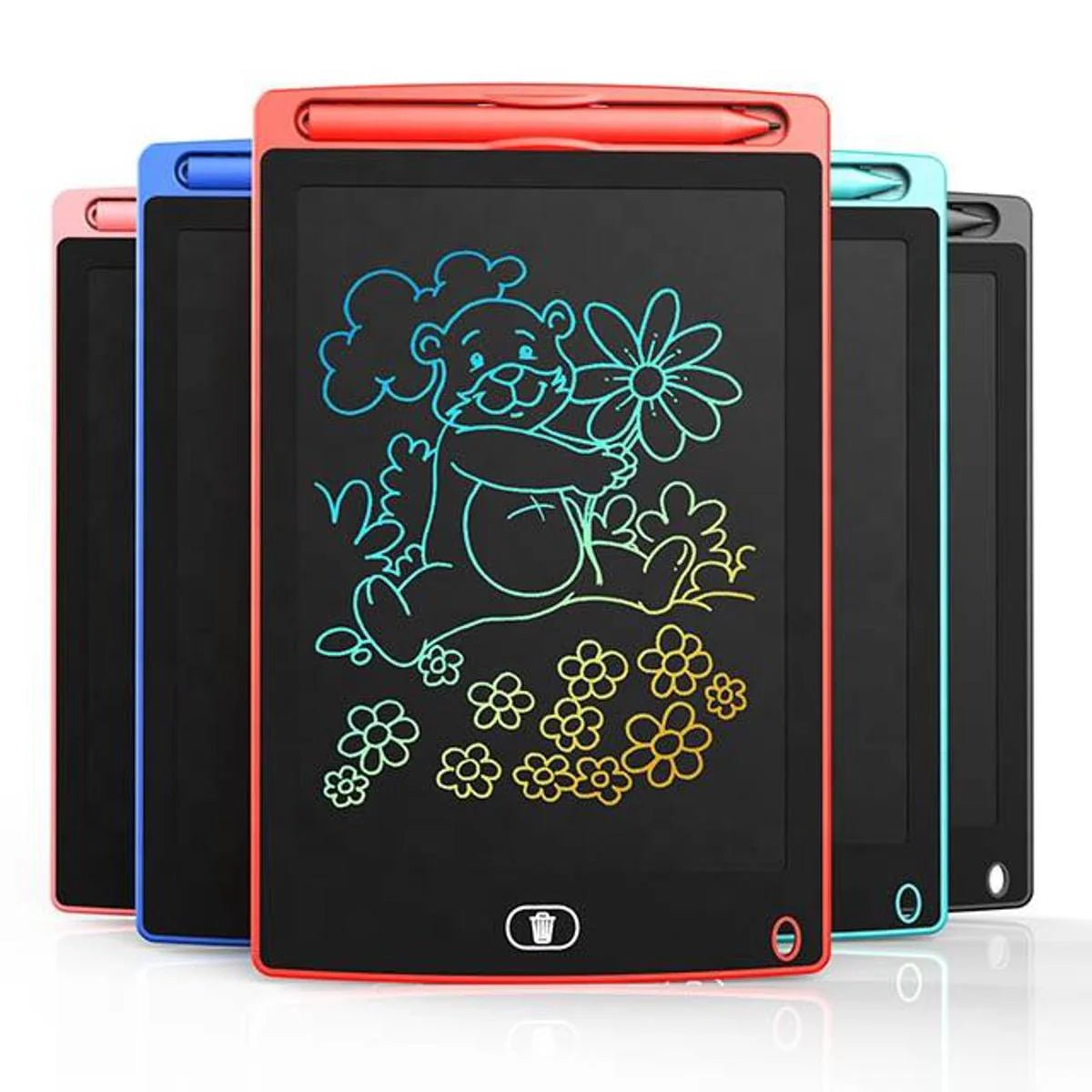 8.5 Inch LCD Writing Tablet for Kids – Multicolor Screen Reusable Digital Drawing - Saadiq.pk