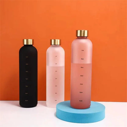 Transparent gym water bottle 1L - Saadiq.pk Pakistan