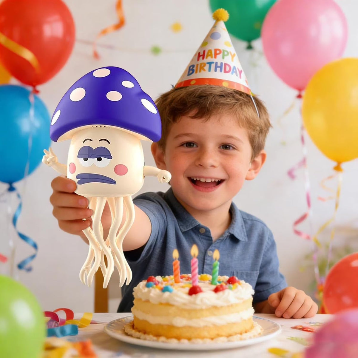 Dancing Mushroom Toy with Lights & Music | Crawling Baby Toy