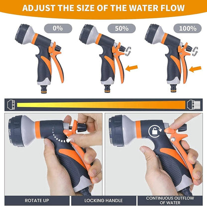 8in1 Pressure Washer Sprayer | Multi‑Function Garden Hose Nozzle - Saadiq.pk