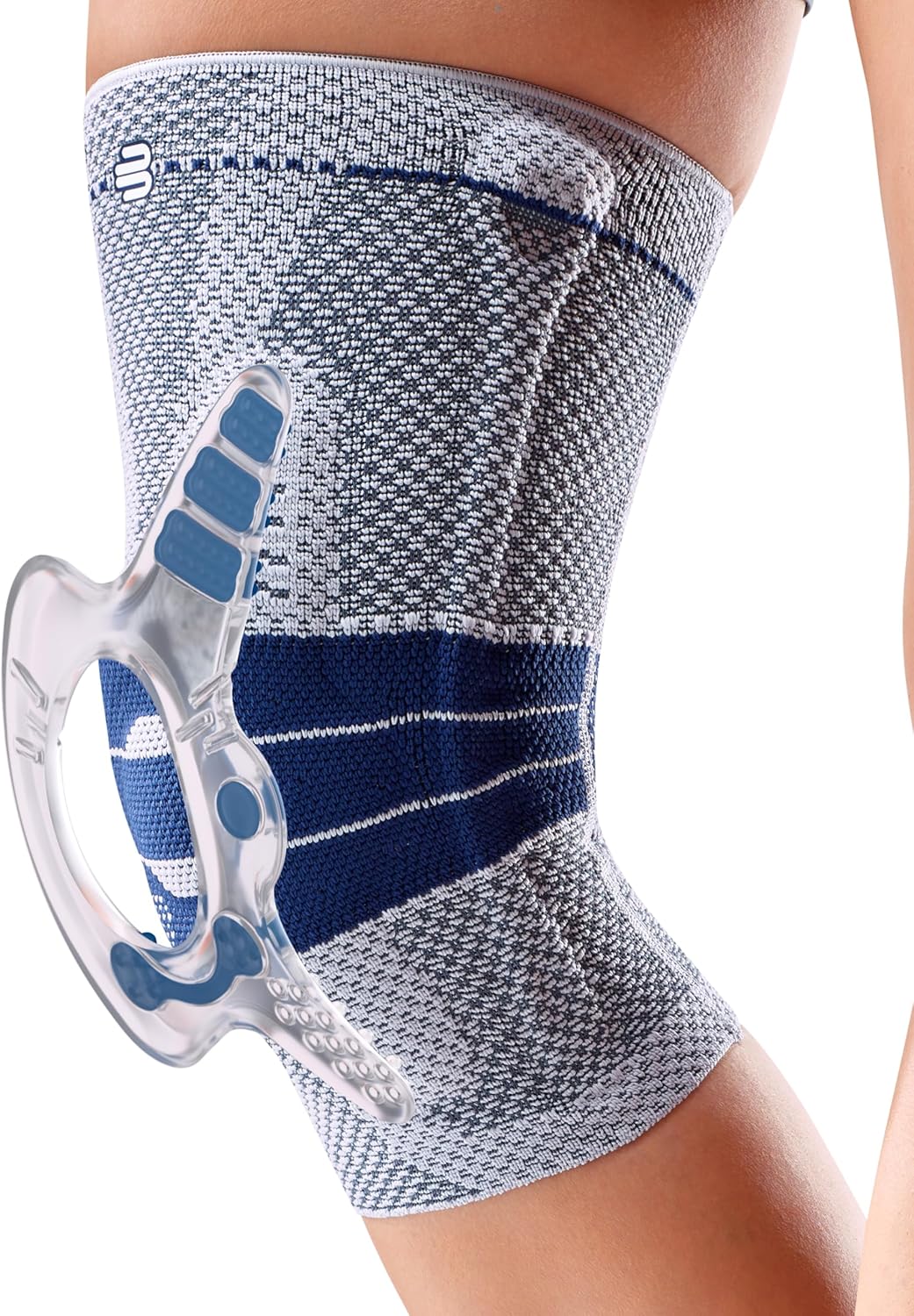 Knee Brace Compression Sleeve with Silicone Gel Spring Support
