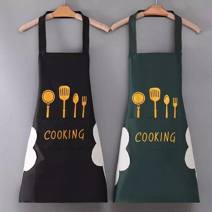 Waterproof kitchen apron for women - Saadiq.pk
