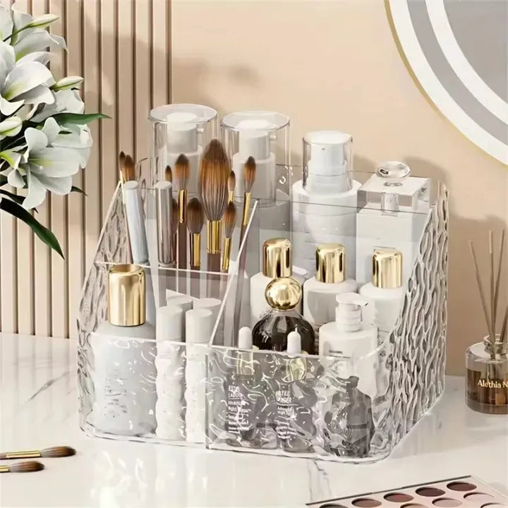 Multi-Compartment Makeup Organizer