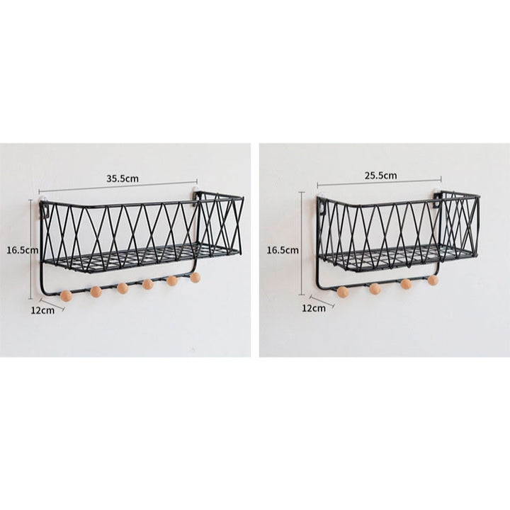 Criss-Cross Wall Utility Shelf