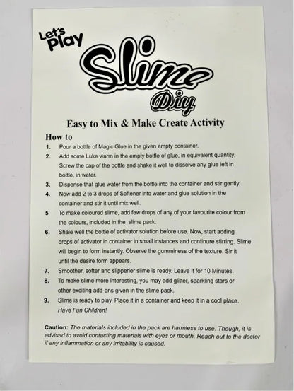 Let’s Play DIY Stretchy Slime Kit – Make Your Own Fun, Safe & Colorful Slime for Kids