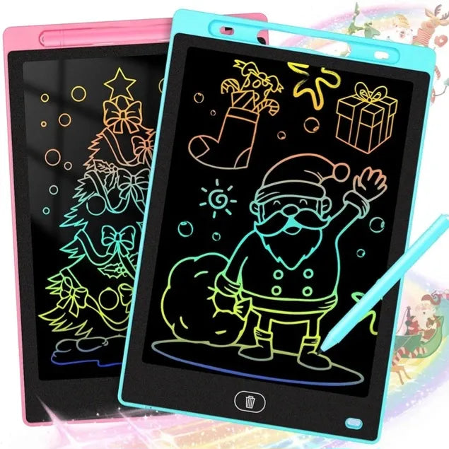 LCD Writing Tablet for Kids – Colorful Drawing Board 10-inch
