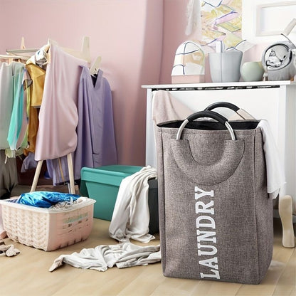 Portable Folding Laundry Basket – Heavy Quality Clothes Organizer