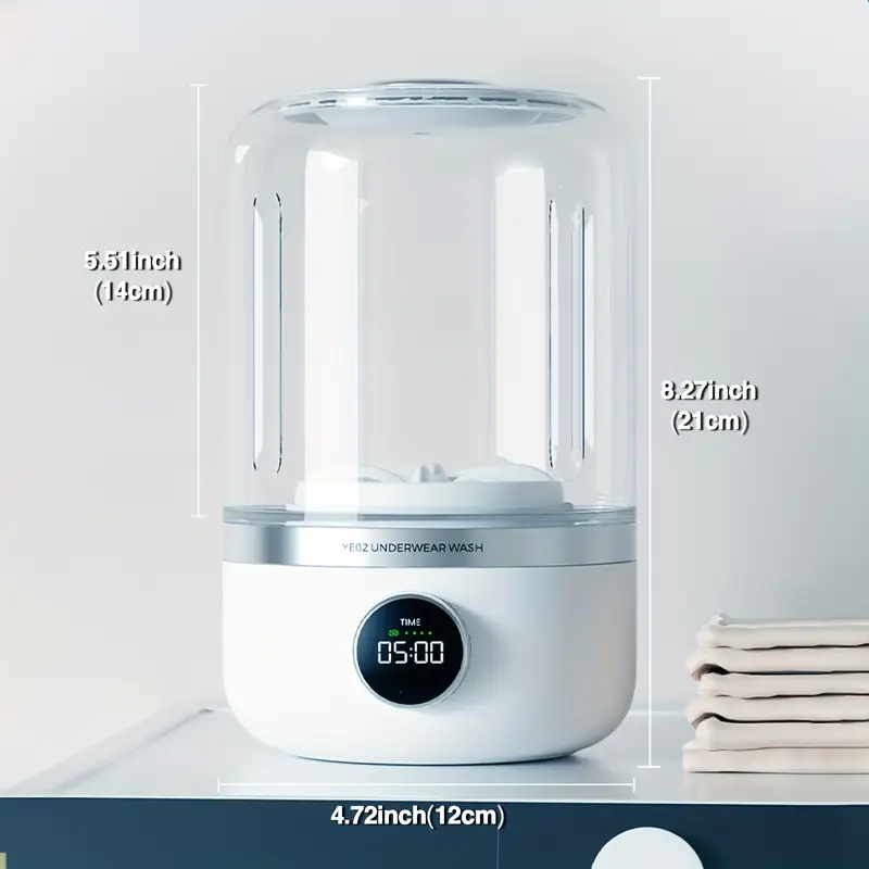 1L Mini Rechargeable Washing Machine Underwear,Socks Washing Machine