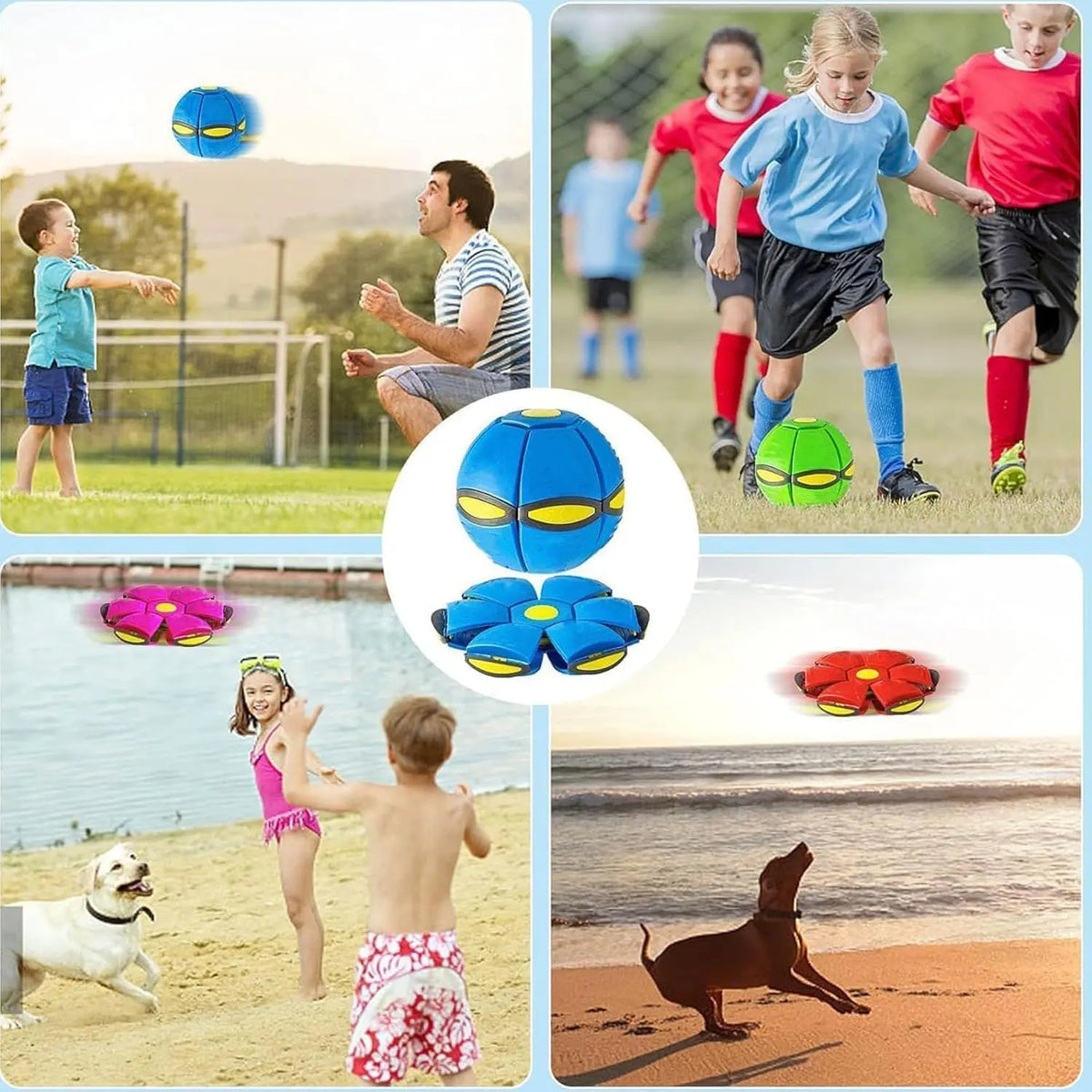 Magic Flying Disc Ball Toy – Transforming Throw & Catch Disc