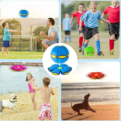 Magic Flying Disc Ball Toy – Transforming Throw & Catch Disc