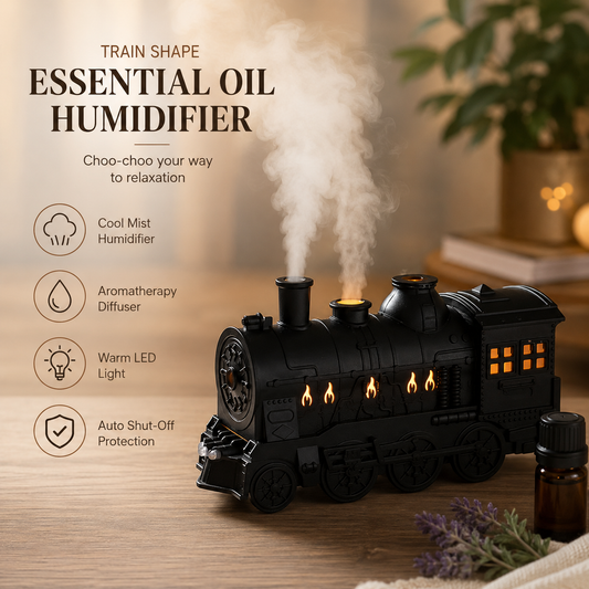 Train Shape Essential Oil Humidifier