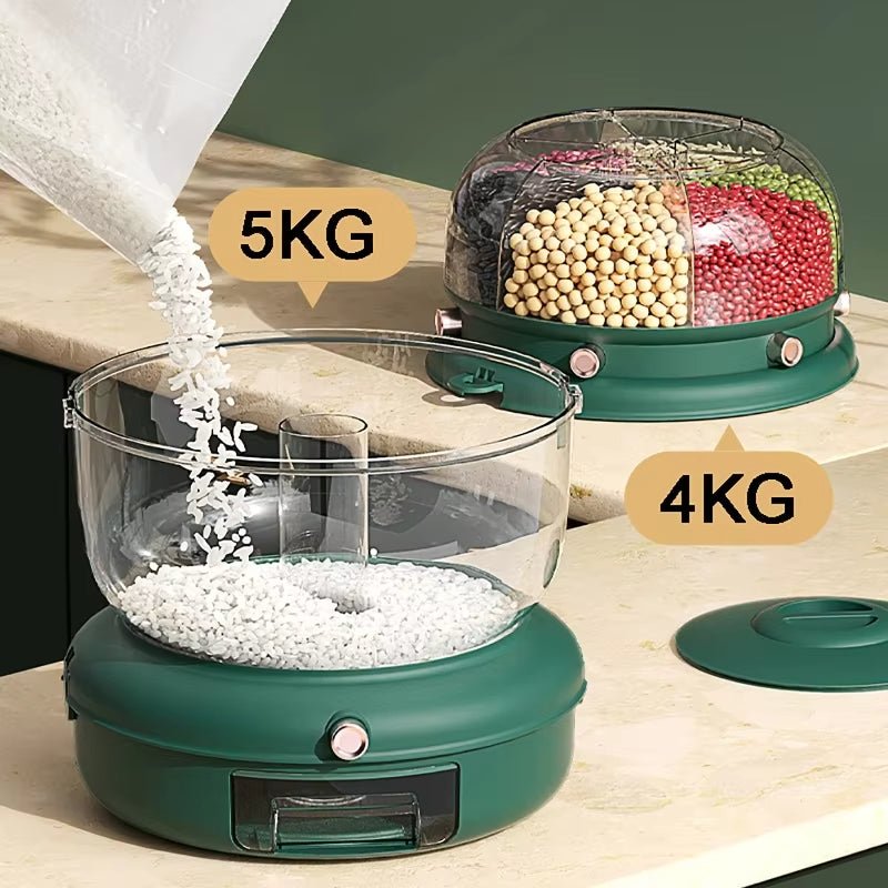 9KG Double Layer 360° Rotating Storage Organizer – Kitchen & Home Essentials - Saadiq.pk