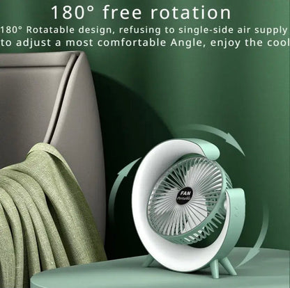 RGB rechargeable personal fan - Saadiq.pk Pakistan