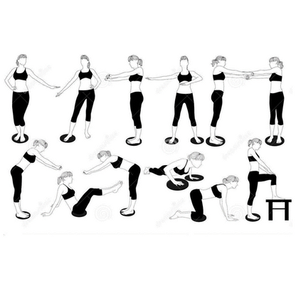Tummy Twister Waist Twisting Disc – 360° Rotating Core Exercise Board