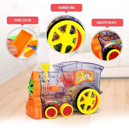 Domino Laying Train Toy Set | Fun Educational Gift for Kids