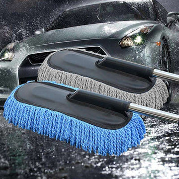 Microfiber Car Cleaning Duster | Telescopic Handle Exterior & Interior Cleaner