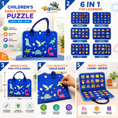 Children's Early Education Puzzle Set | Educational Learning Toy for Kids