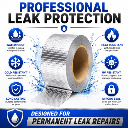 Waterproof Leak Repair Tape 5M | Roof, Pipe & Crack Repair Aluminum Foil Tape