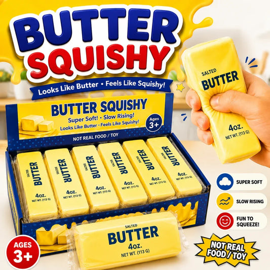 Butter Squishy Toy | Soft Slow-Rising Butter Fidget Toy for Kids (1 BAR)
