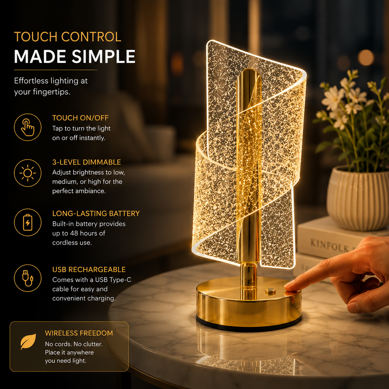 Decorative spiral LED lamp - buy in Pakistan