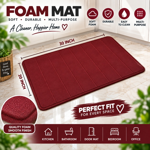 Multi-Purpose Foam Mat 30 × 20 Inch | Soft & Durable Floor Mat