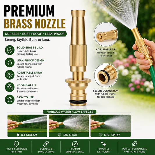Imported Brass Nozzle Water Spray Gun