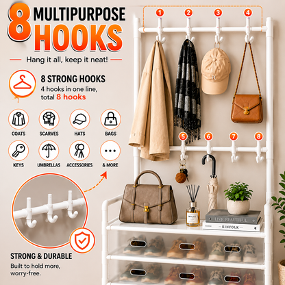 Multi-functional storage rack with cover - Saadiq.pk