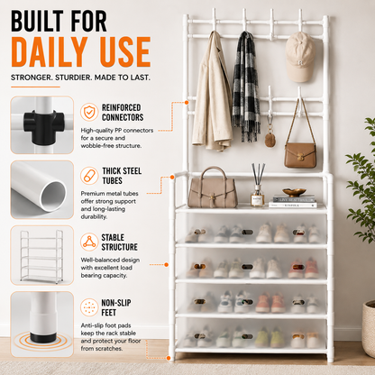 Dustproof shoe and coat stand - buy in Pakistan